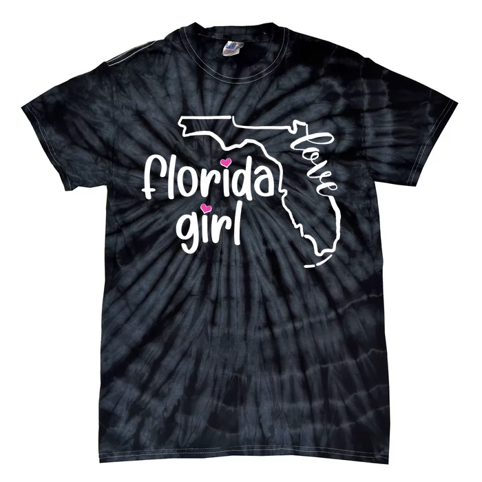 Cute Florida Girl Love Tie-Dye T-Shirt