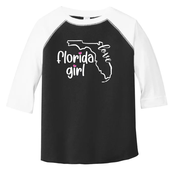 Cute Florida Girl Love Toddler Fine Jersey T-Shirt