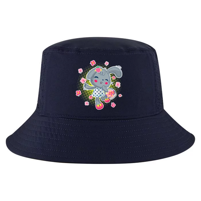 Cute Flower Easter Bunny Cool Comfort Performance Bucket Hat