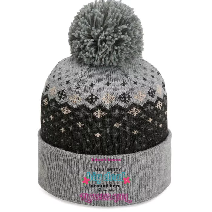 Cute Flower Girl The Baniff Cuffed Pom Beanie