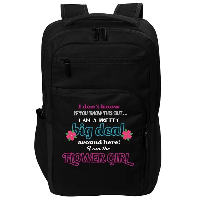 Cute Flower Girl Impact Tech Backpack