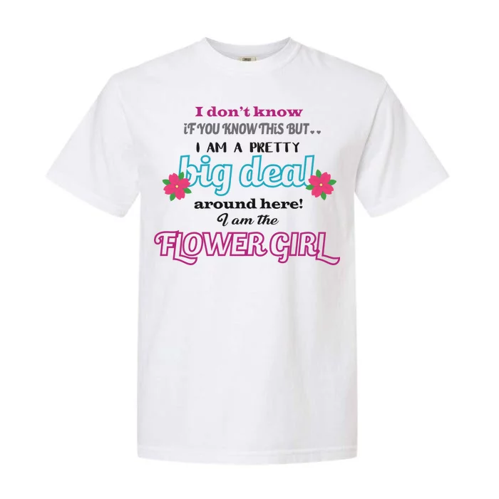 Cute Flower Girl Garment-Dyed Heavyweight T-Shirt