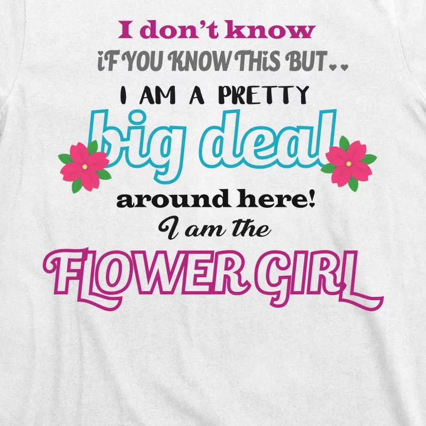 Cute Flower Girl T-Shirt