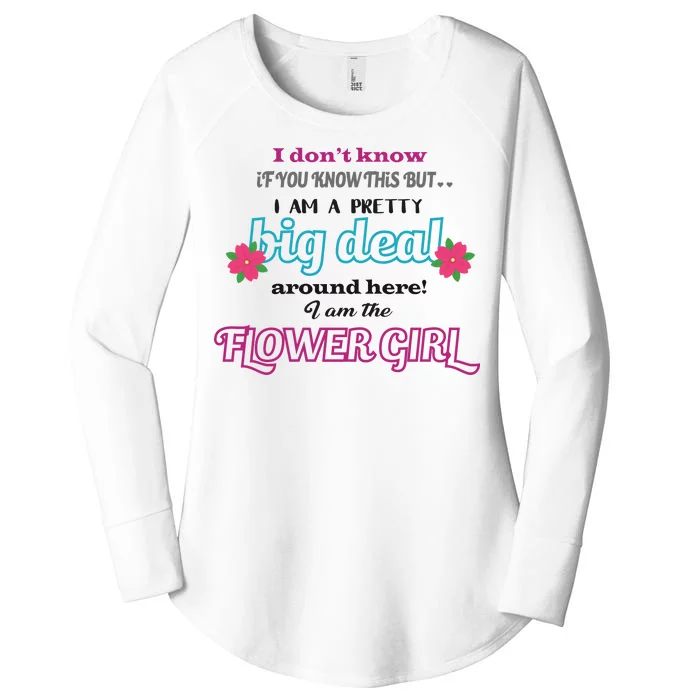 Cute Flower Girl Women's Perfect Tri Tunic Long Sleeve Shirt