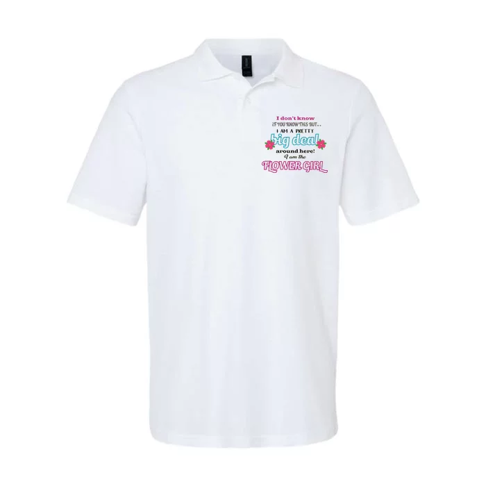 Cute Flower Girl Softstyle Adult Sport Polo