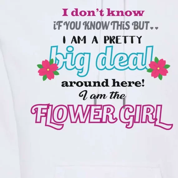 Cute Flower Girl Premium Hoodie