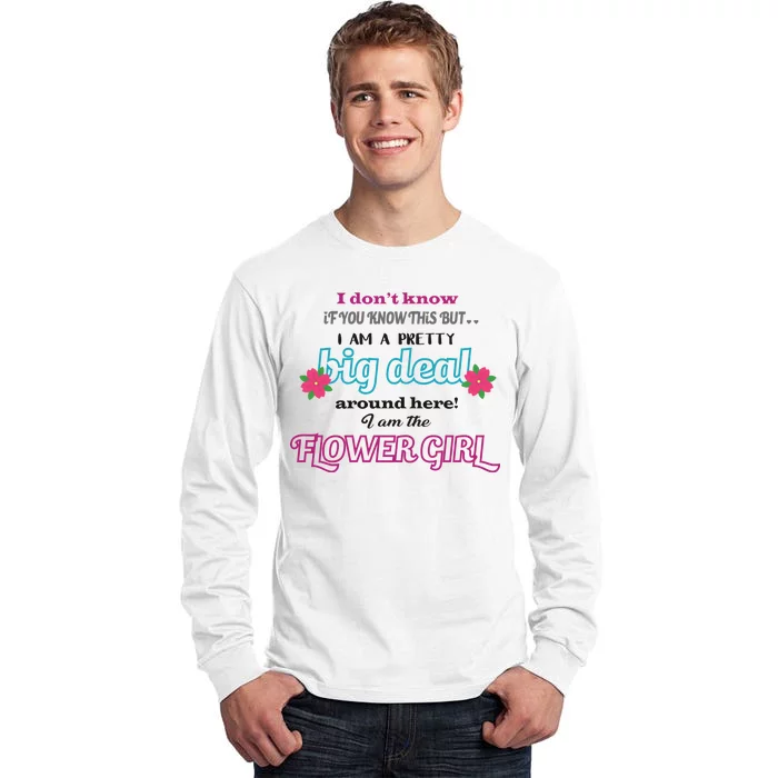 Cute Flower Girl Tall Long Sleeve T-Shirt