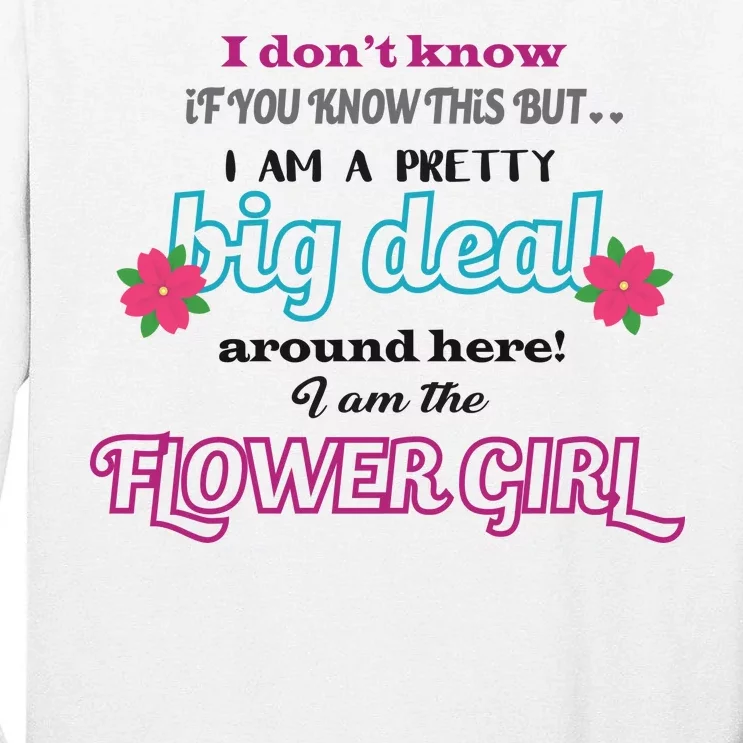 Cute Flower Girl Tall Long Sleeve T-Shirt