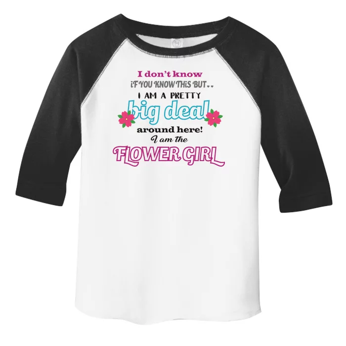 Cute Flower Girl Toddler Fine Jersey T-Shirt