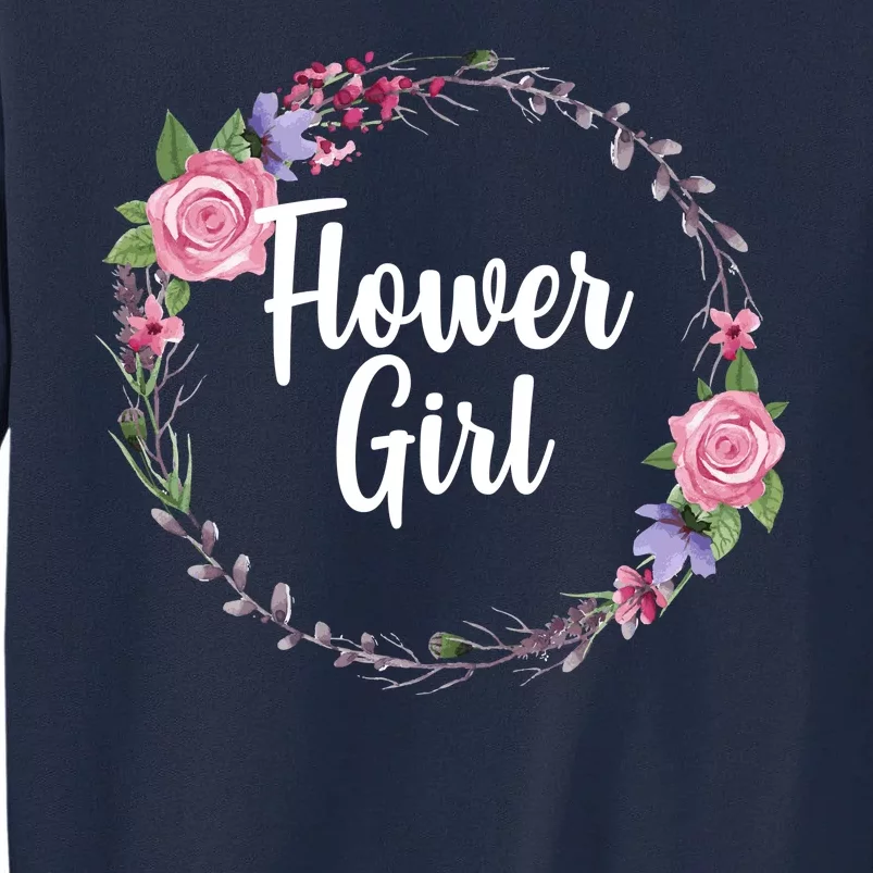 Cute Flower Girl Wedding Tall Sweatshirt