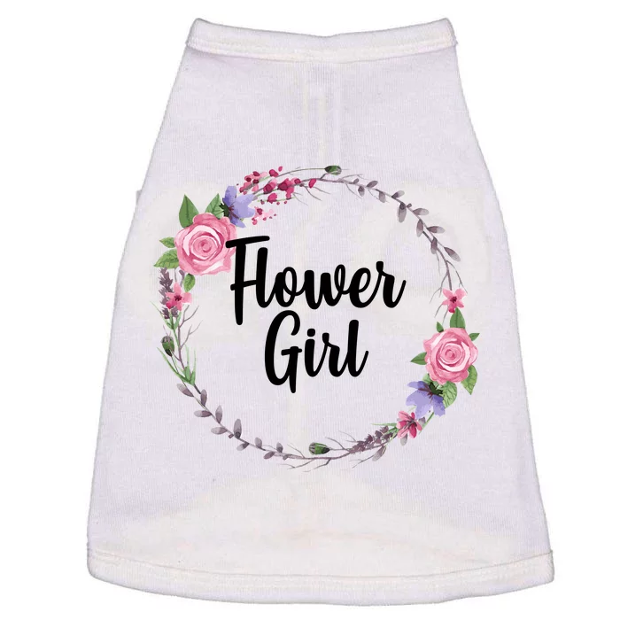 Cute Flower Girl Wedding Doggie Tank