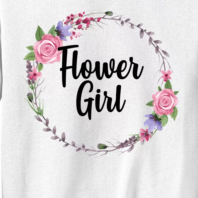 Cute Flower Girl Wedding Sweatshirt