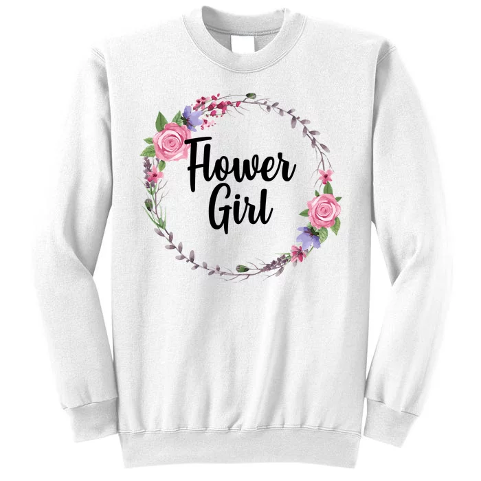 Cute Flower Girl Wedding Sweatshirt