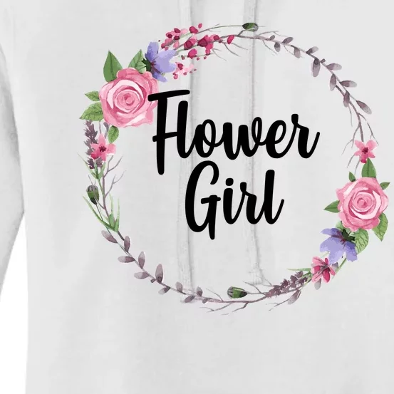 Cute Flower Girl Wedding Women's Pullover Hoodie