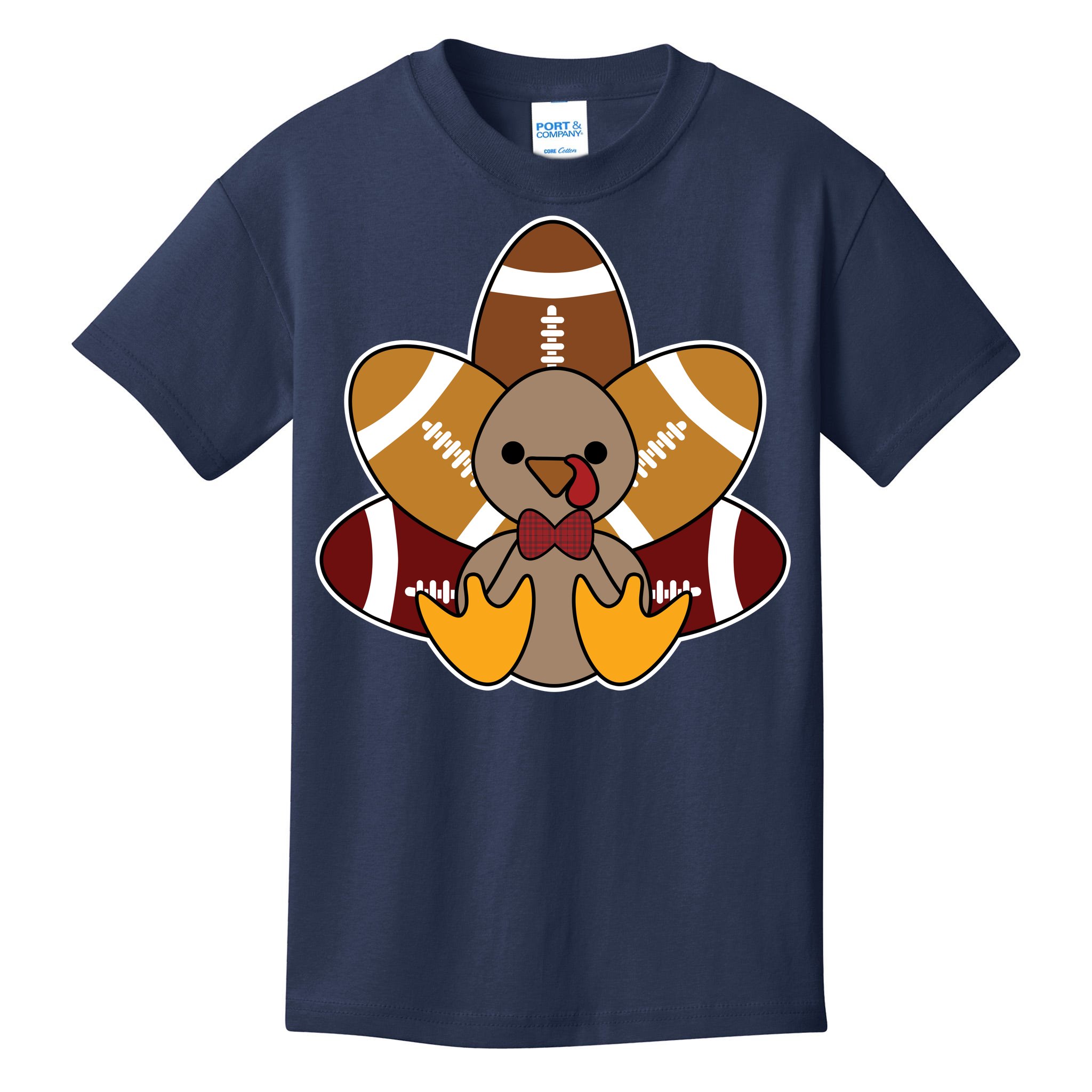 Thanksgiving Football Turkey Shirt T-Shirt