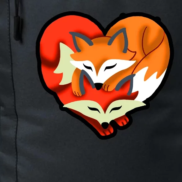 Cute Foxy Heart Fox Lover Daily Commute Backpack