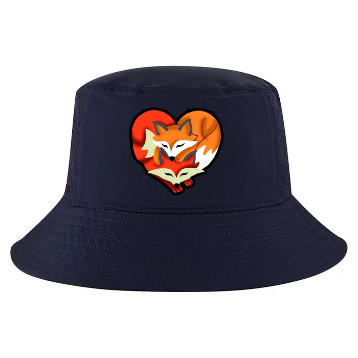 Cute Foxy Heart Fox Lover Cool Comfort Performance Bucket Hat