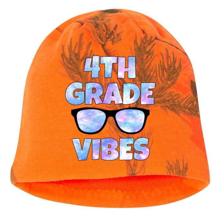 Cute Funny 4th Grade Vibes Cool Sunglasses Kati - Camo Knit Beanie