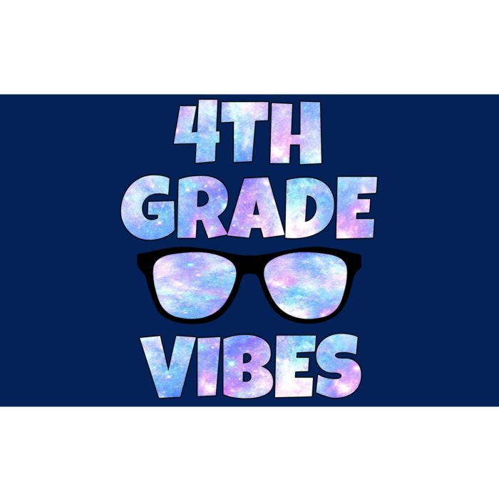 Cute Funny 4th Grade Vibes Cool Sunglasses Bumper Sticker