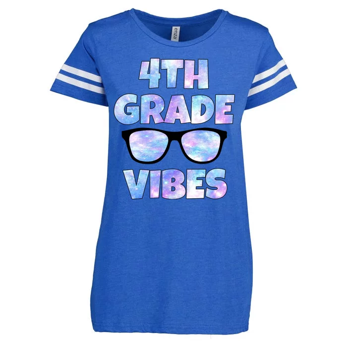 Cute Funny 4th Grade Vibes Cool Sunglasses Enza Ladies Jersey Football T-Shirt