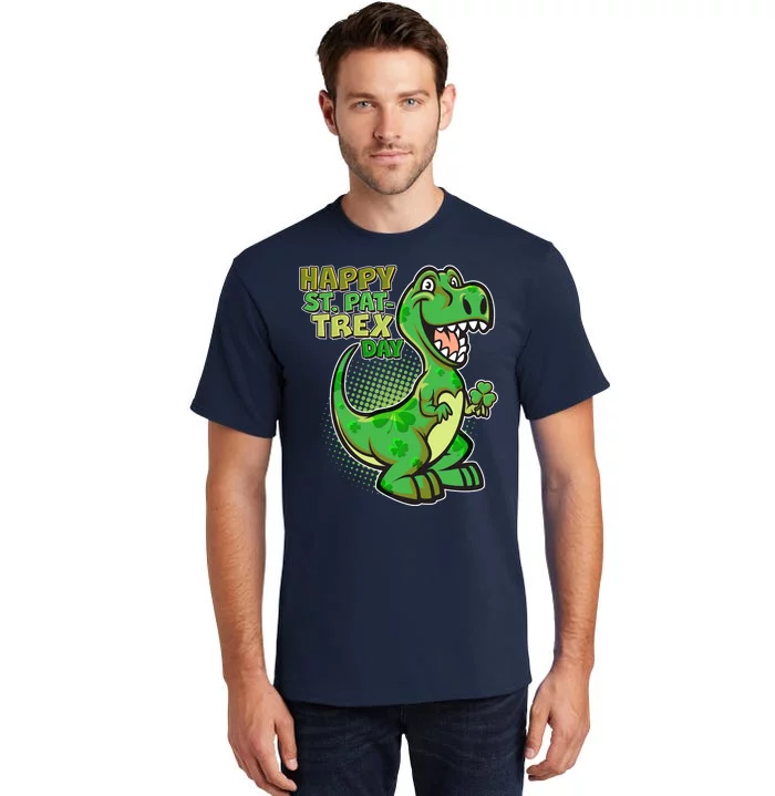 Cute Funny Happy St Pat-Trex Day Tall T-Shirt