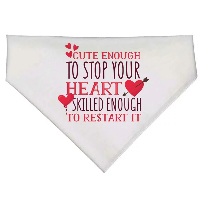 Cute Funny Nurse Meme USA-Made Doggie Bandana