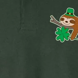 Cute Funny St Patrick's Day Sloth Softstyle Adult Sport Polo