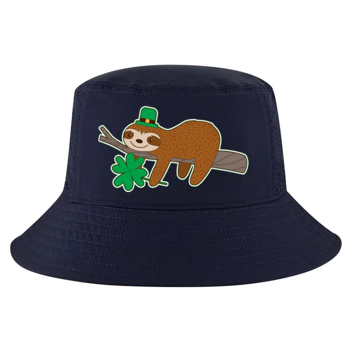 Cute Funny St Patrick's Day Sloth Cool Comfort Performance Bucket Hat