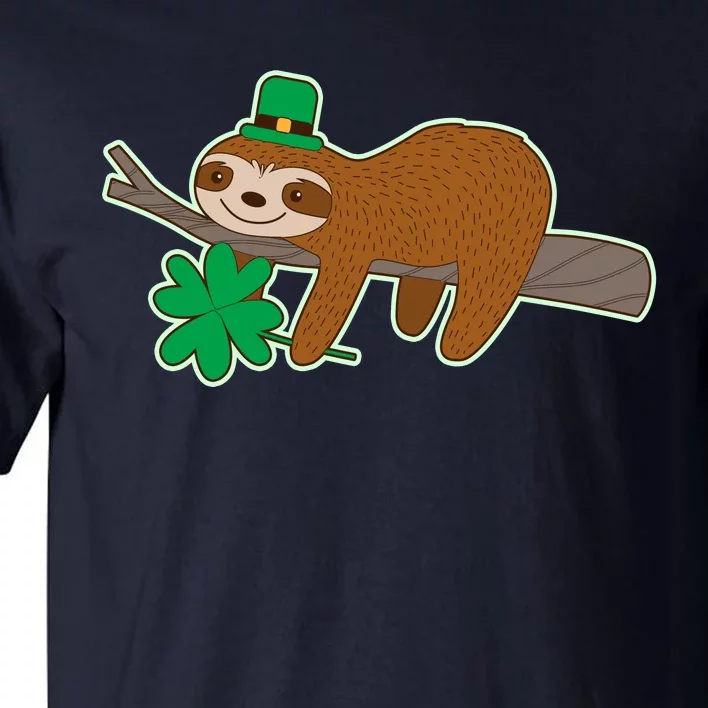 Cute Funny St Patrick's Day Sloth Tall T-Shirt