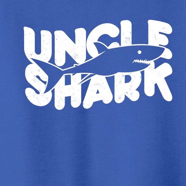 Cute Funny Uncle Shark Toddler T-Shirt