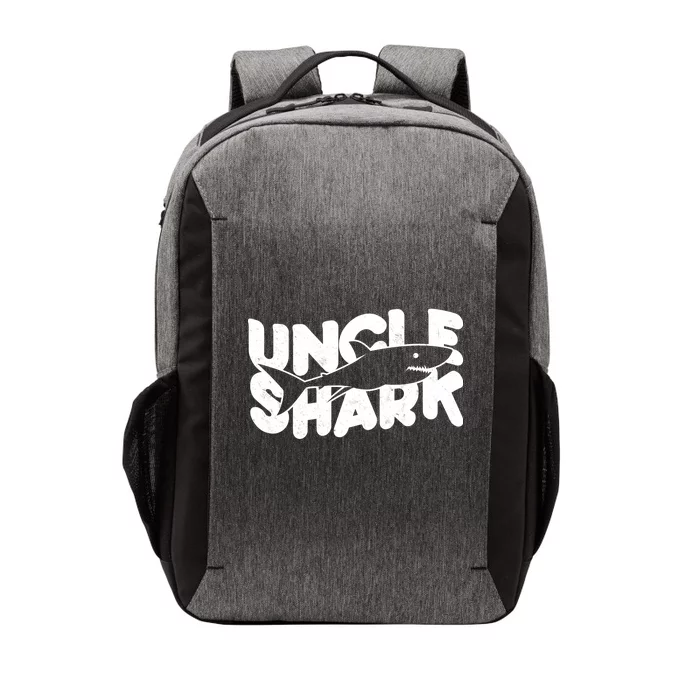 Cute Funny Uncle Shark Vector Backpack