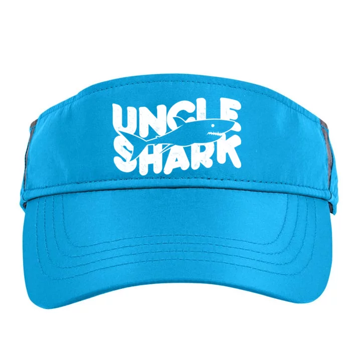 Cute Funny Uncle Shark Adult Drive Performance Visor