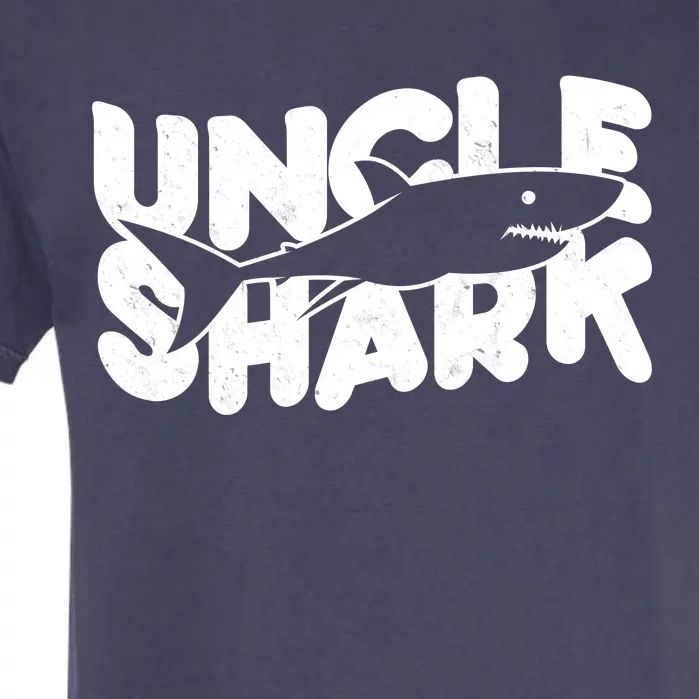 Cute Funny Uncle Shark Garment-Dyed Heavyweight T-Shirt