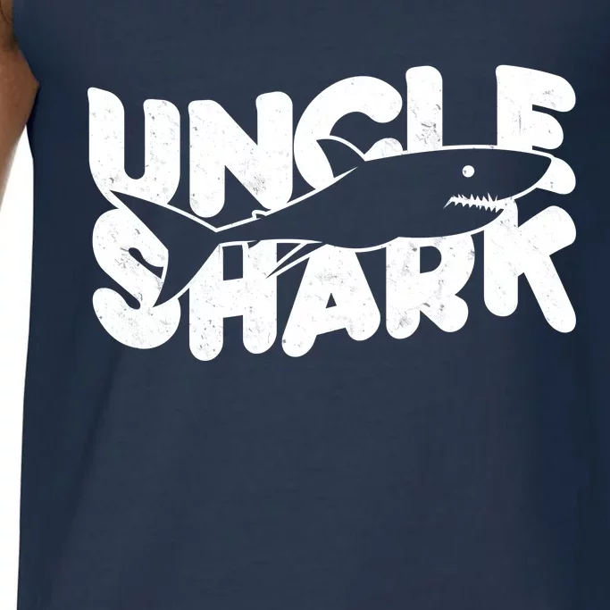 Cute Funny Uncle Shark Comfort Colors® Tank Top