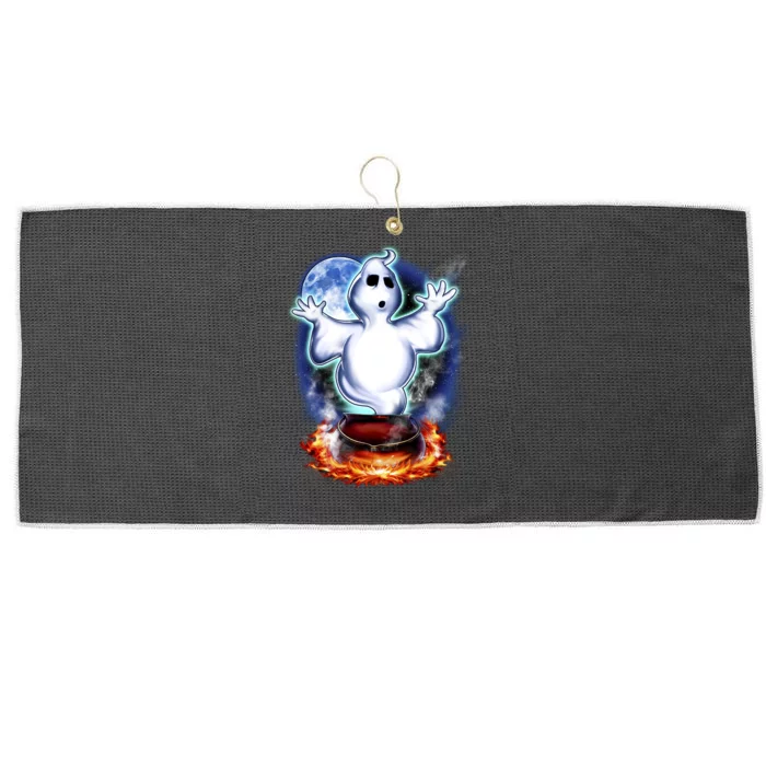 Cute Ghost Halloween Large Microfiber Waffle Golf Towel