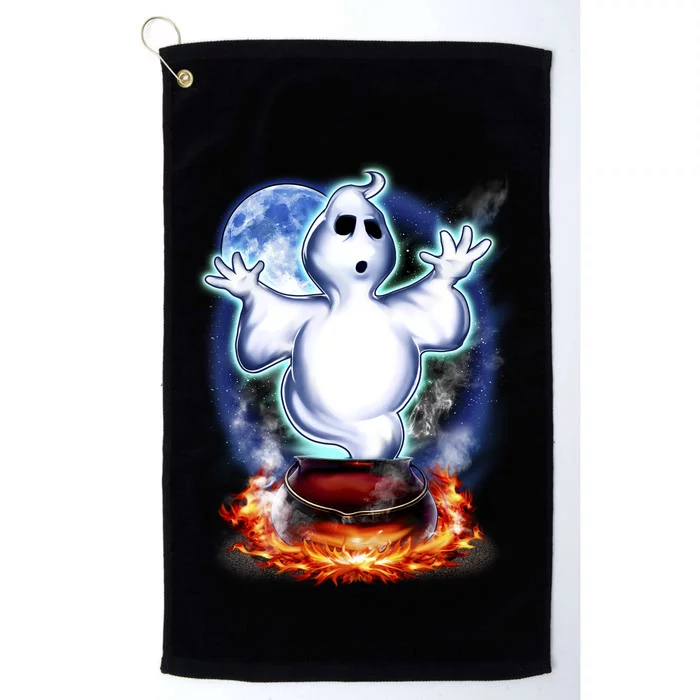 Cute Ghost Halloween Platinum Collection Golf Towel