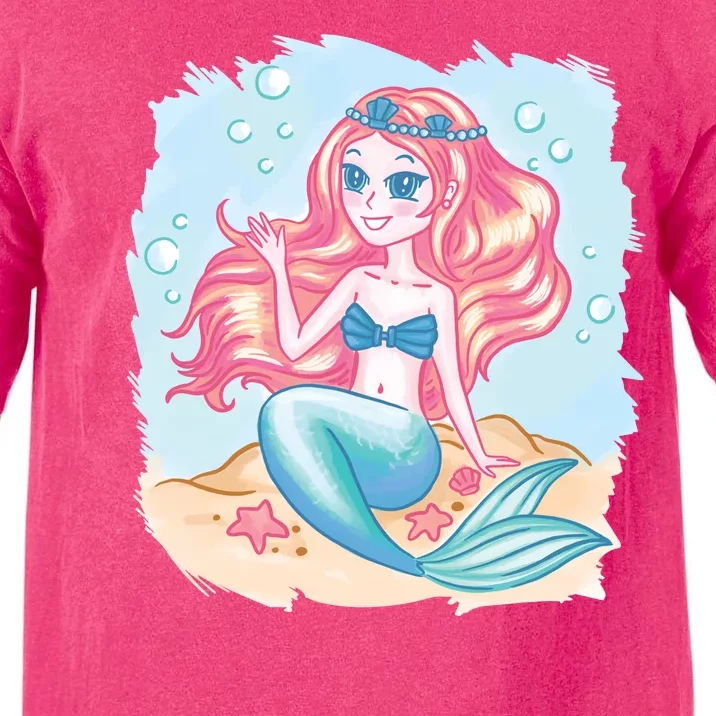 Cute Girl Mermaid Comfort Colors T-Shirt