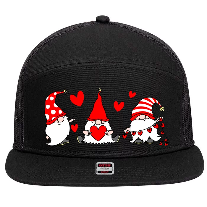 Cute Gnomes 7 Panel Mesh Trucker Snapback Hat