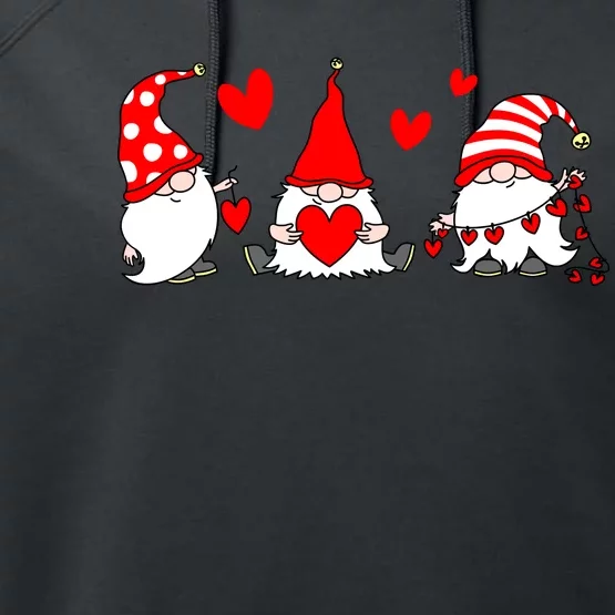 Cute Gnomes Performance Fleece Hoodie