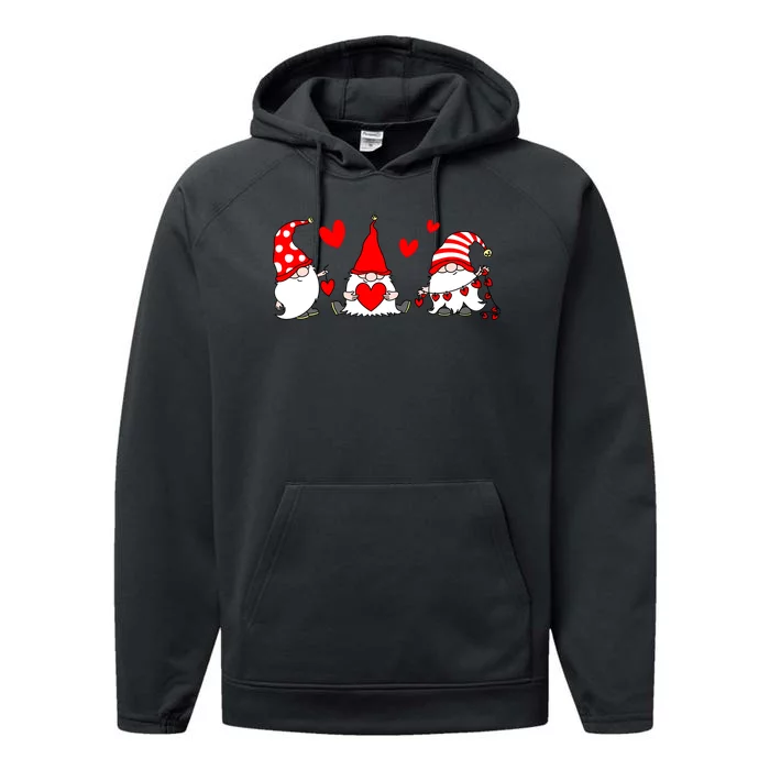 Cute Gnomes Performance Fleece Hoodie