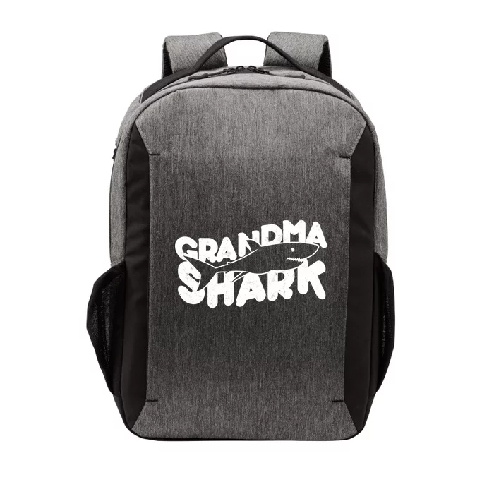 Cute Grandma Shark Vector Backpack