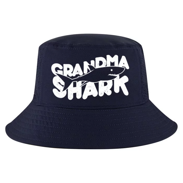 Cute Grandma Shark Cool Comfort Performance Bucket Hat