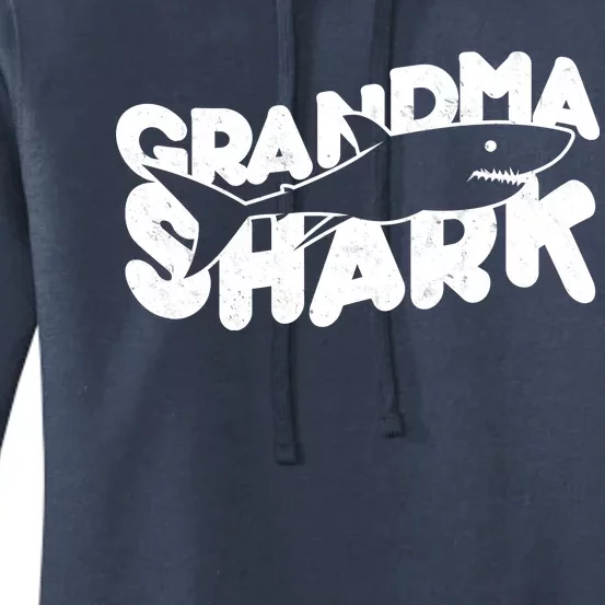 Cute Grandma Shark Women's Pullover Hoodie