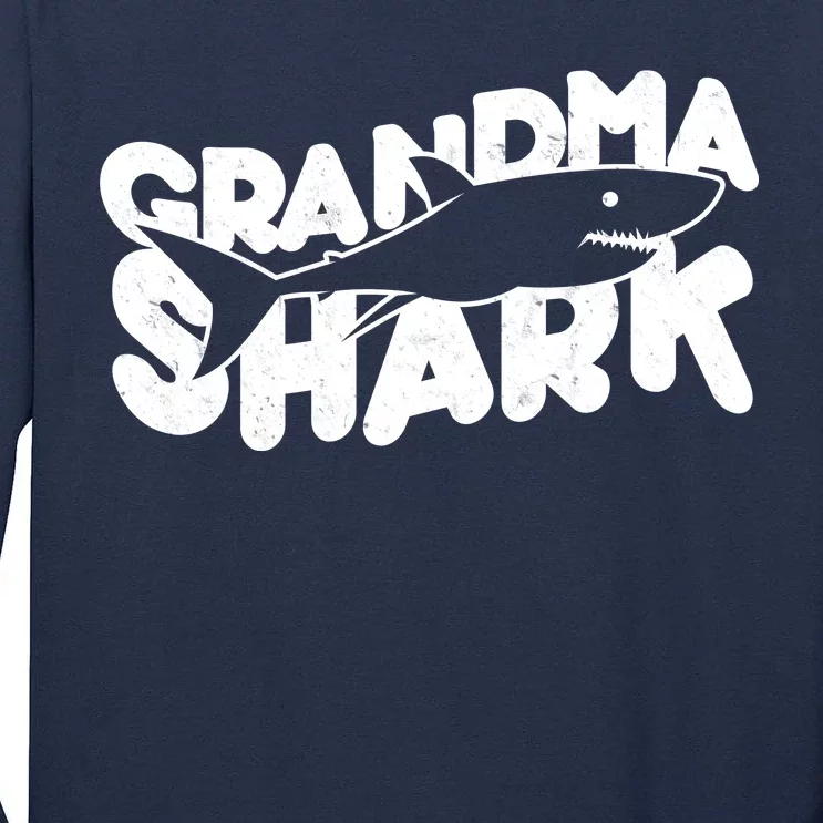 Cute Grandma Shark Tall Long Sleeve T-Shirt