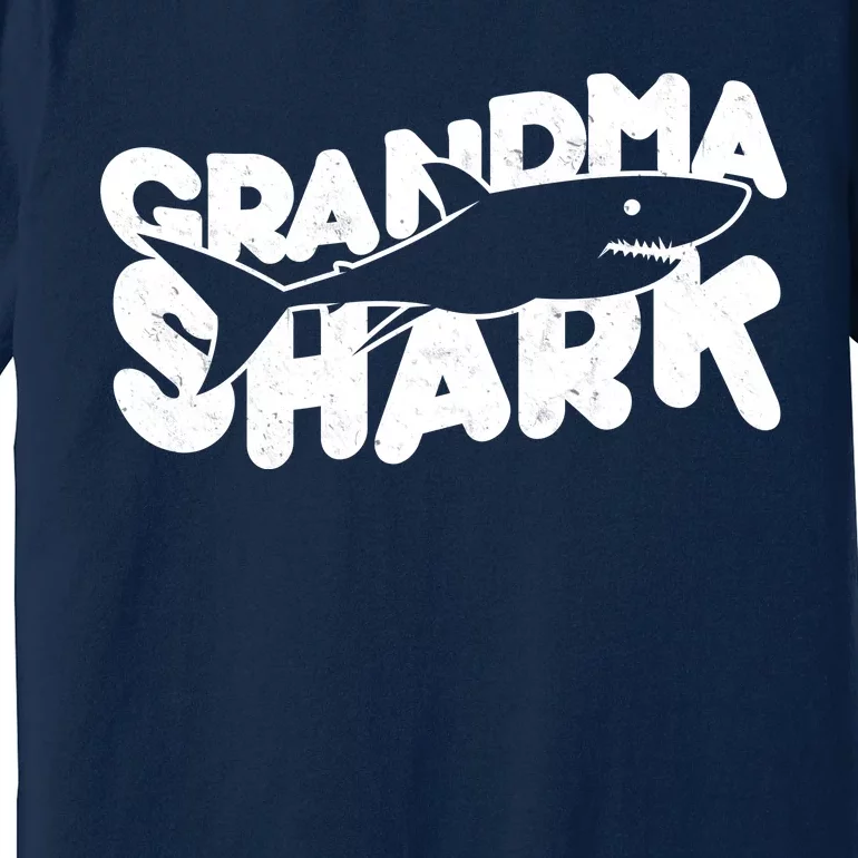 Cute Grandma Shark Premium T-Shirt