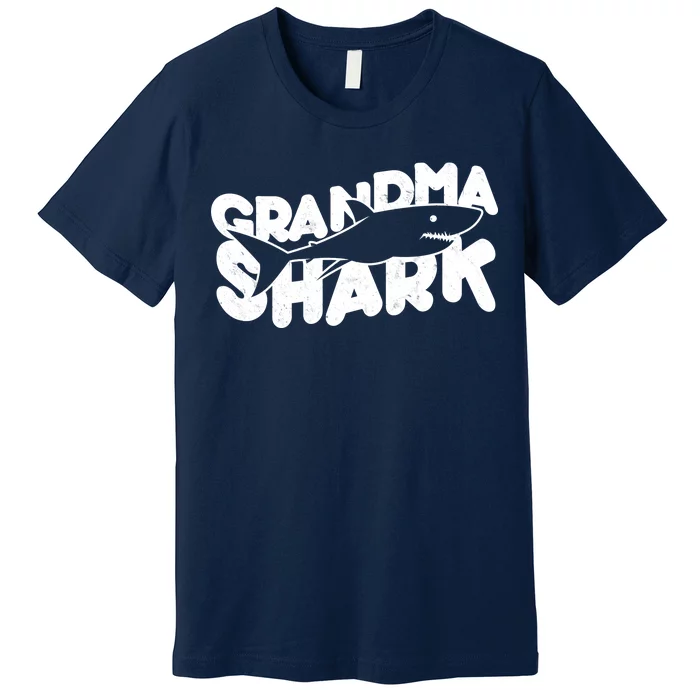 Cute Grandma Shark Premium T-Shirt