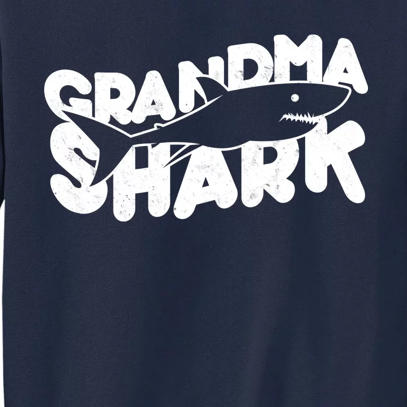 Cute Grandma Shark Tall Sweatshirt