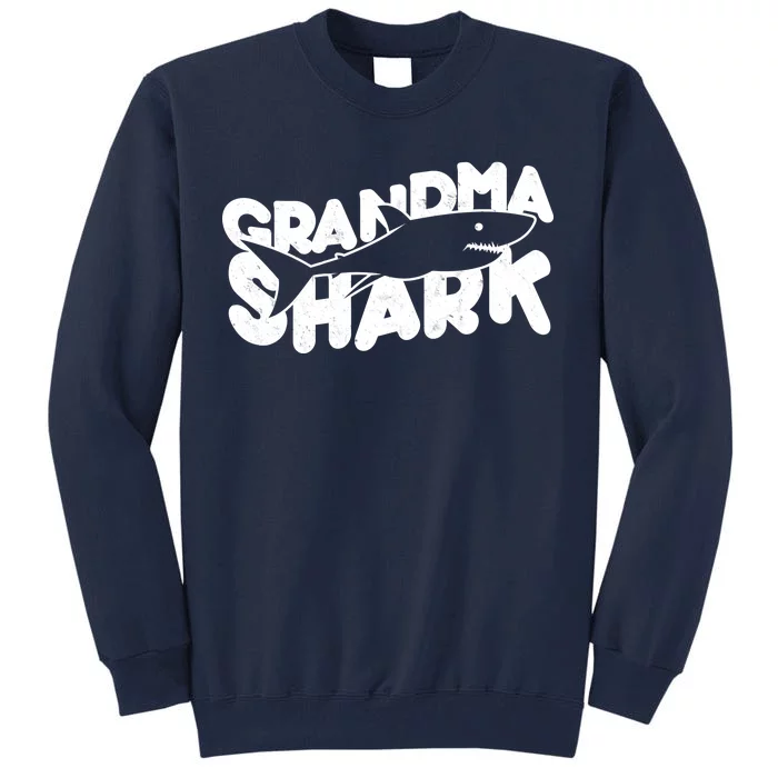 Cute Grandma Shark Tall Sweatshirt