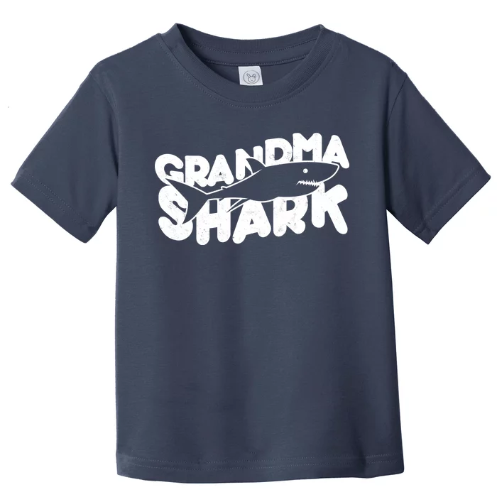 Cute Grandma Shark Toddler T-Shirt