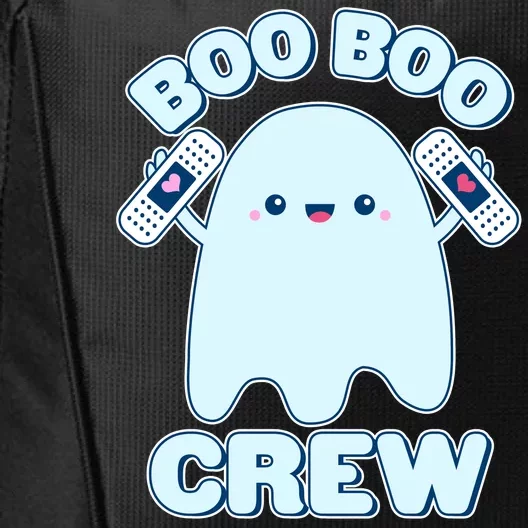 Cute Halloween Boo Boo Crew Band Aid Ghost City Backpack